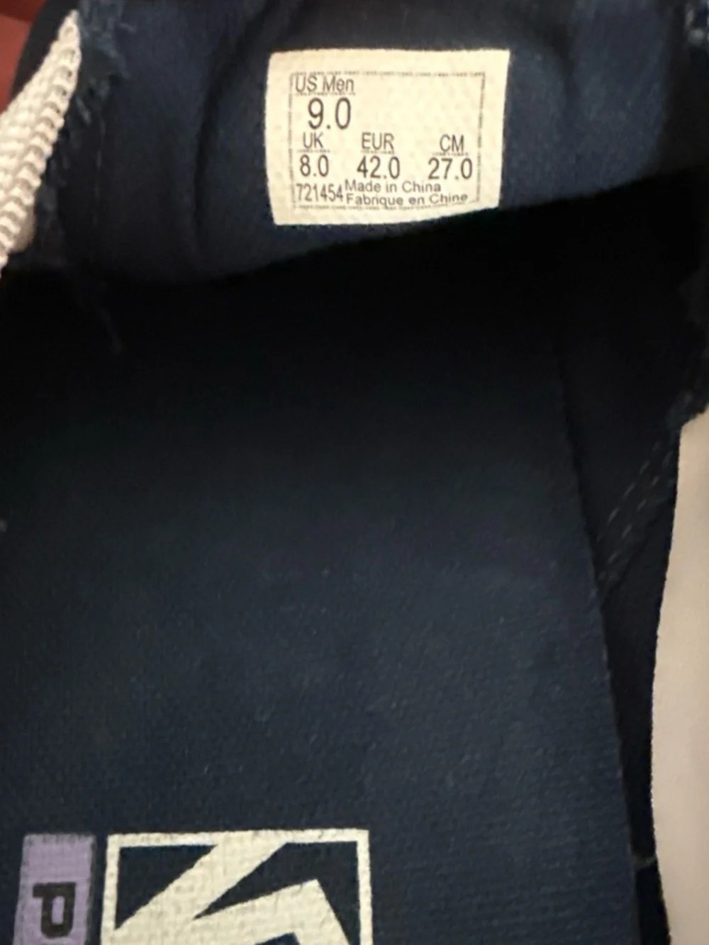 Vans Slip-On Canvas Sneakers M9 - navy & Cream